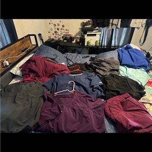 Scrub sets and extra tops n pants